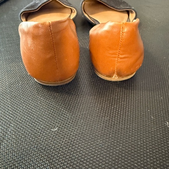 🥿 Merona Pointed Toe Flats Brown/Black - Size 8 - Picture 4 of 5